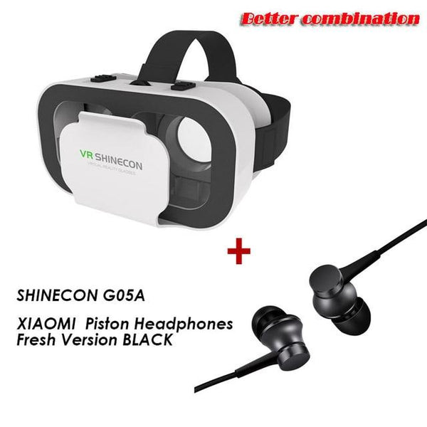 VR SHINECON G05A 3D VR Glasses Headset for 4.7-6.0 inches Android iOS Smart Phones