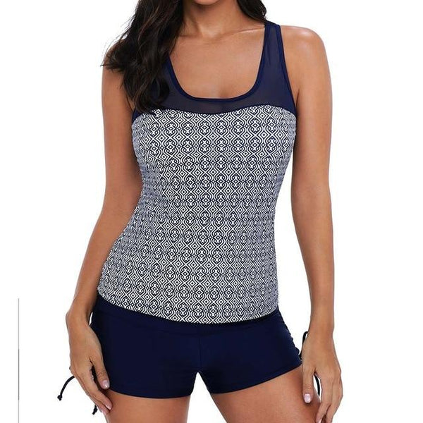 Tankini Swimsuit 2019 With Shorts Two Piece Swimwear Female Plus Size Swimming Suit For Women Beachwear Bathing Suit May Bathers