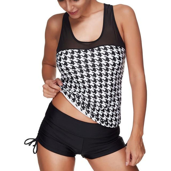 Tankini Swimsuit 2019 With Shorts Two Piece Swimwear Female Plus Size Swimming Suit For Women Beachwear Bathing Suit May Bathers