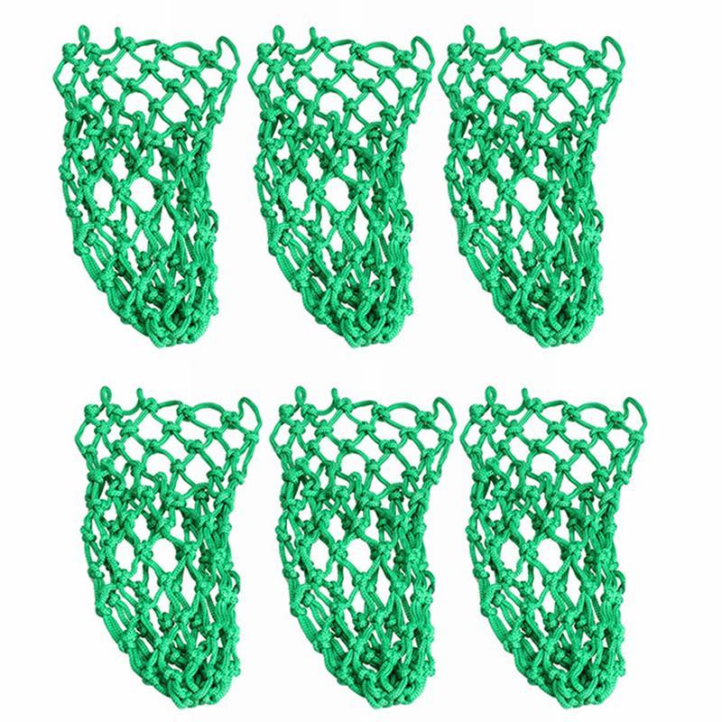 6PCS Green Billiard Pocket Pool Snooker Table Nylon Mesh Net Bags Club Kit Professional Snooker Accessories Billiard Parts Net