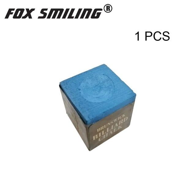 Fox Smiling Snooker Billiard Chalk Pool Cue Chalk Oil Dry Billiard No-slip Chalk Billar Table Chalk With Good Quality