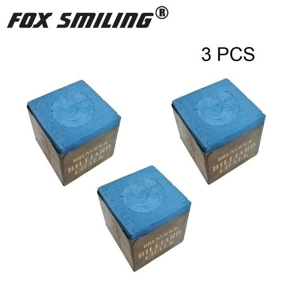 Fox Smiling Snooker Billiard Chalk Pool Cue Chalk Oil Dry Billiard No-slip Chalk Billar Table Chalk With Good Quality