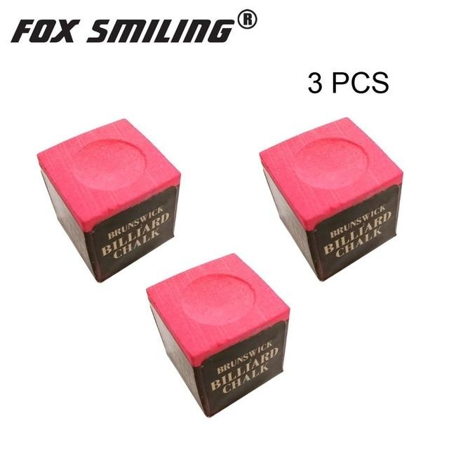 Fox Smiling Snooker Billiard Chalk Pool Cue Chalk Oil Dry Billiard No-slip Chalk Billar Table Chalk With Good Quality