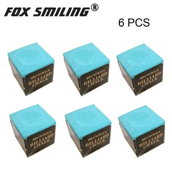 Fox Smiling Snooker Billiard Chalk Pool Cue Chalk Oil Dry Billiard No-slip Chalk Billar Table Chalk With Good Quality