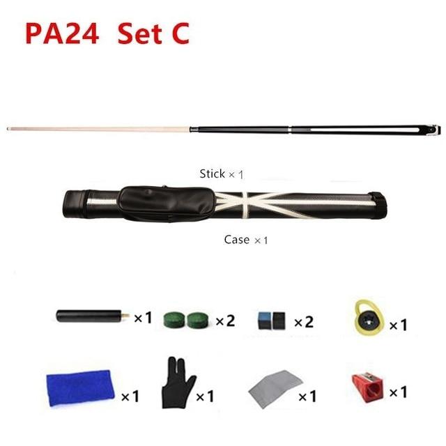 10/11.5/12.75mm 58 Inch Billiards Snooker Maple Pool Cue Stick With Cue Tip For Nine-ball Ball Come With Extension