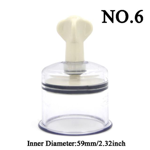 ORISSI 6 Size Female Breast Nipple Sucker Nipple Pussy Clitoris Massager Pump Sex Stimulator Enlarger Vibratinng Toys For Women