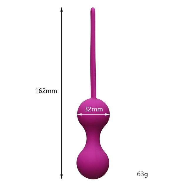 Safe Silicone Smart Ball Kegel Ball Ben Wa Ball Vagina Tighten Exercise Machine Vibrator Vaginal Geisha Ball Sex Toy for Women
