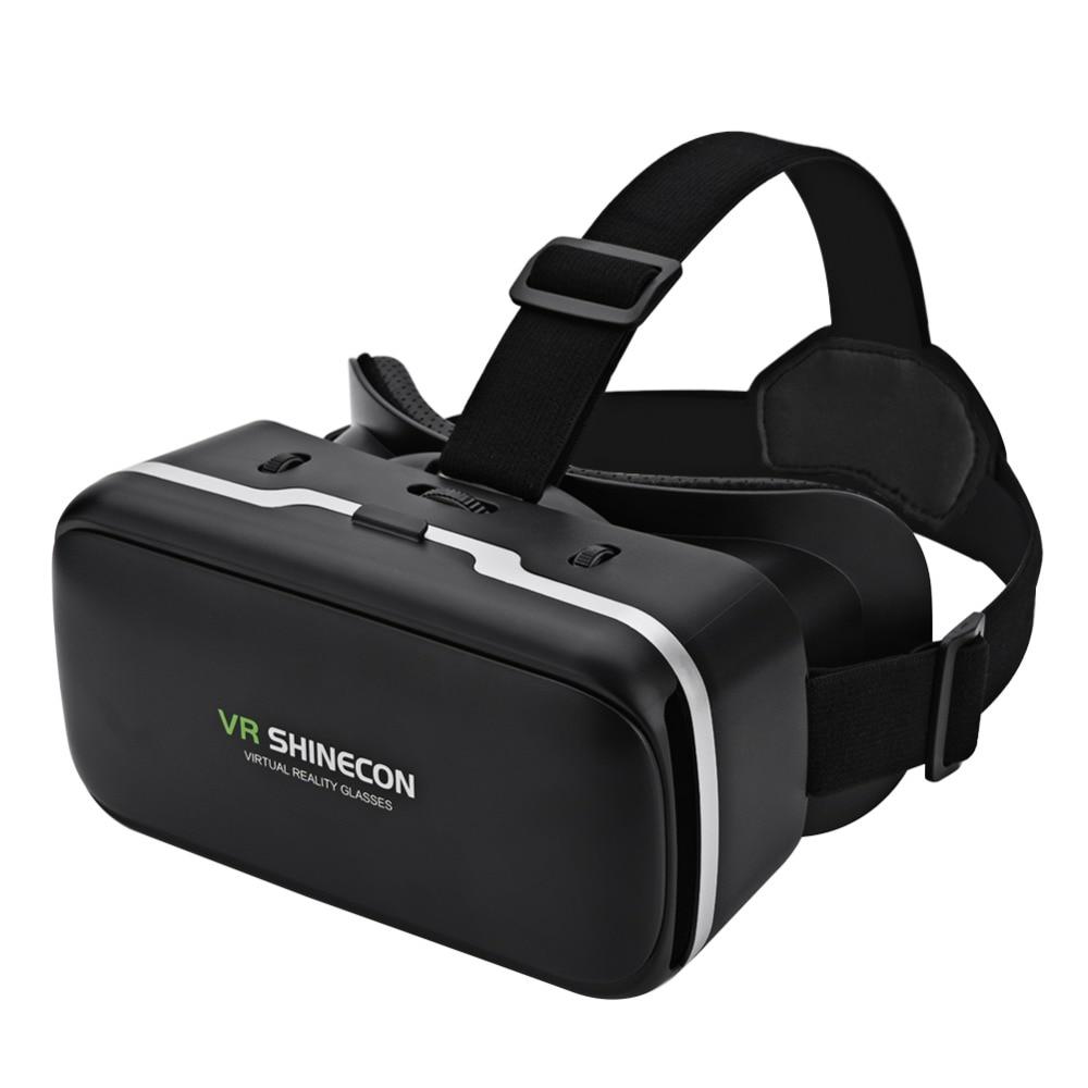 VR SHINECON Virtual Reality 3D VR Glasses Giant Screen Cardboard Helmet VR Goggles Glasses BOX for 4-6 Inch Smart Mobile Phone