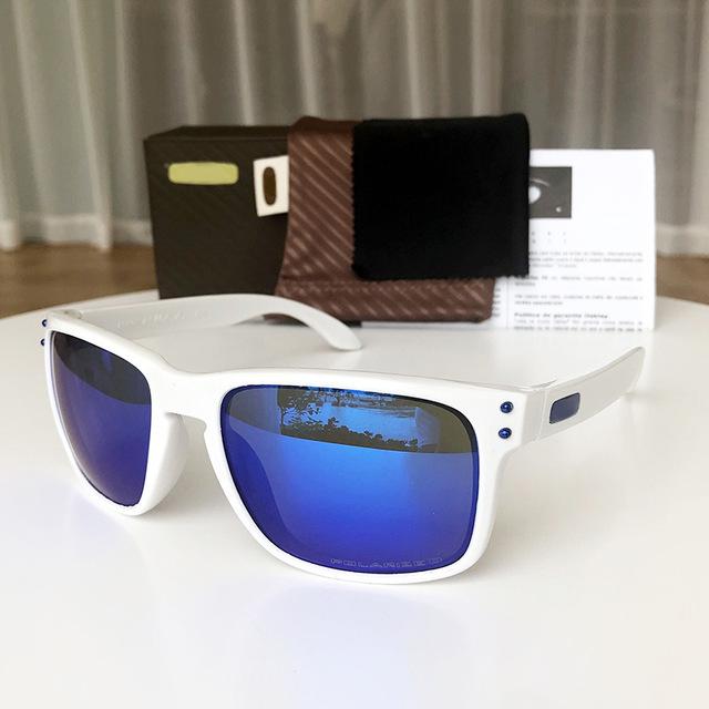 HOLBROOKer Retro Unisex Sunglasses Men Brand Designer Real Polarized UV400 lens Square Sun glasses for Sports Fishing driver vr