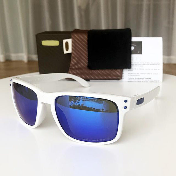 HOLBROOKer Retro Unisex Sunglasses Men Brand Designer Real Polarized UV400 lens Square Sun glasses for Sports Fishing driver vr