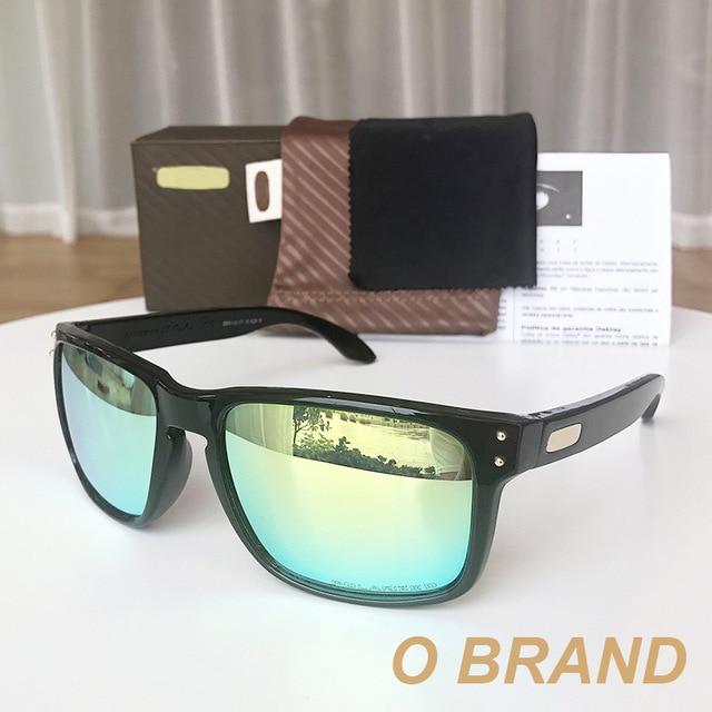 HOLBROOKer Retro Unisex Sunglasses Men Brand Designer Real Polarized UV400 lens Square Sun glasses for Sports Fishing driver vr