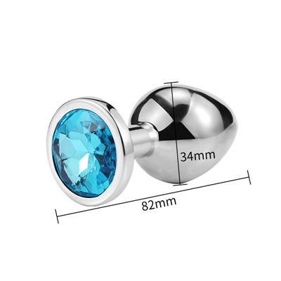 Runyu Smooth Anal Toys Metal Butt Plug Masturbator for Man Anal Vibrators Anal Plug Private Goods for Men Adult Toys Sex Shop