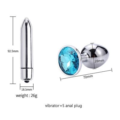 Runyu Smooth Anal Toys Metal Butt Plug Masturbator for Man Anal Vibrators Anal Plug Private Goods for Men Adult Toys Sex Shop