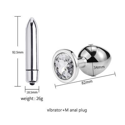 Runyu Smooth Anal Toys Metal Butt Plug Masturbator for Man Anal Vibrators Anal Plug Private Goods for Men Adult Toys Sex Shop