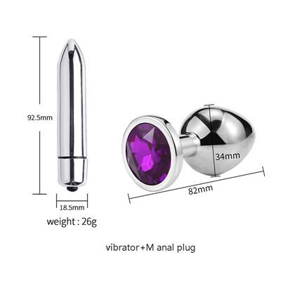 Runyu Smooth Anal Toys Metal Butt Plug Masturbator for Man Anal Vibrators Anal Plug Private Goods for Men Adult Toys Sex Shop