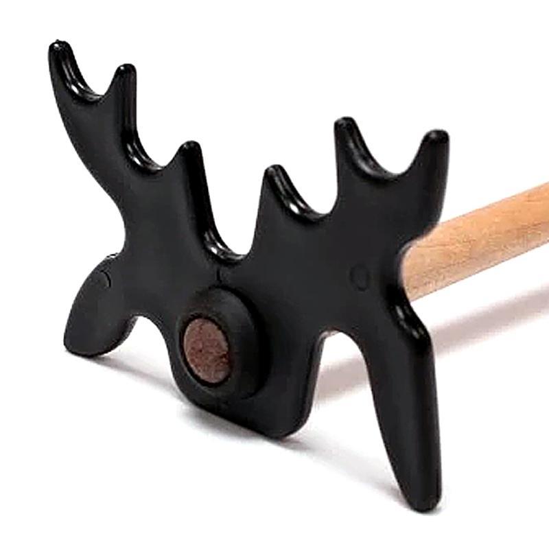Snooker Billiards Cue Rack Bridge Head Billiards Cross Antlers Rod Holder Pool Cue Stick Frame Pole Rack Rod Accessories Black