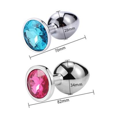 Runyu Smooth Anal Toys Metal Butt Plug Masturbator for Man Anal Vibrators Anal Plug Private Goods for Men Adult Toys Sex Shop