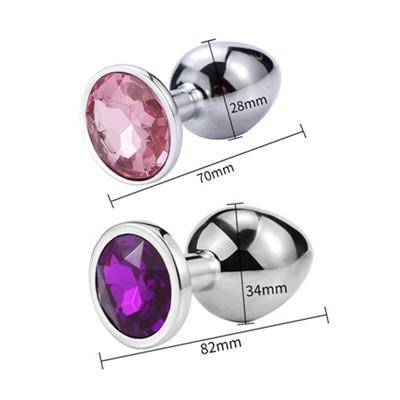 Runyu Smooth Anal Toys Metal Butt Plug Masturbator for Man Anal Vibrators Anal Plug Private Goods for Men Adult Toys Sex Shop