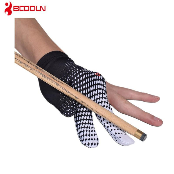 1 PCS Men Women Billiard Gloves Fit Both Left and Right Hand Three-fingered Pool Gloves Snooker Glove Billiard Accessories