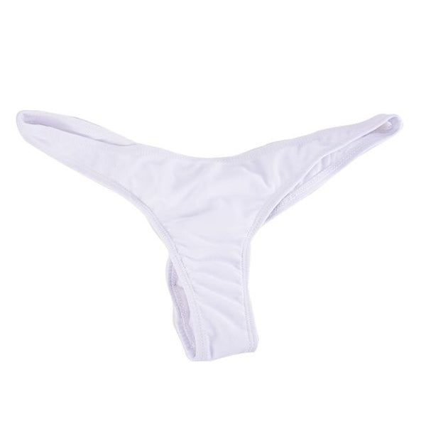 8 Color Female Briefs Cut Out Thong Separates Summer Beach Bathing Suits Women Bikini Bottom Swimwear Swim Shorts