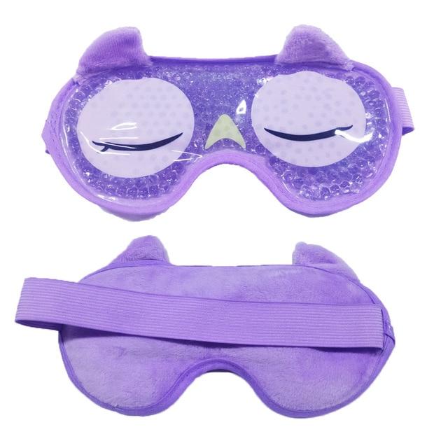 New Gel Eye Mask Reusable Beads for Hot Cold Therapy Soothing Relaxing Beauty Gel Eye Mask Sleeping Ice Goggles Sleeping Mask