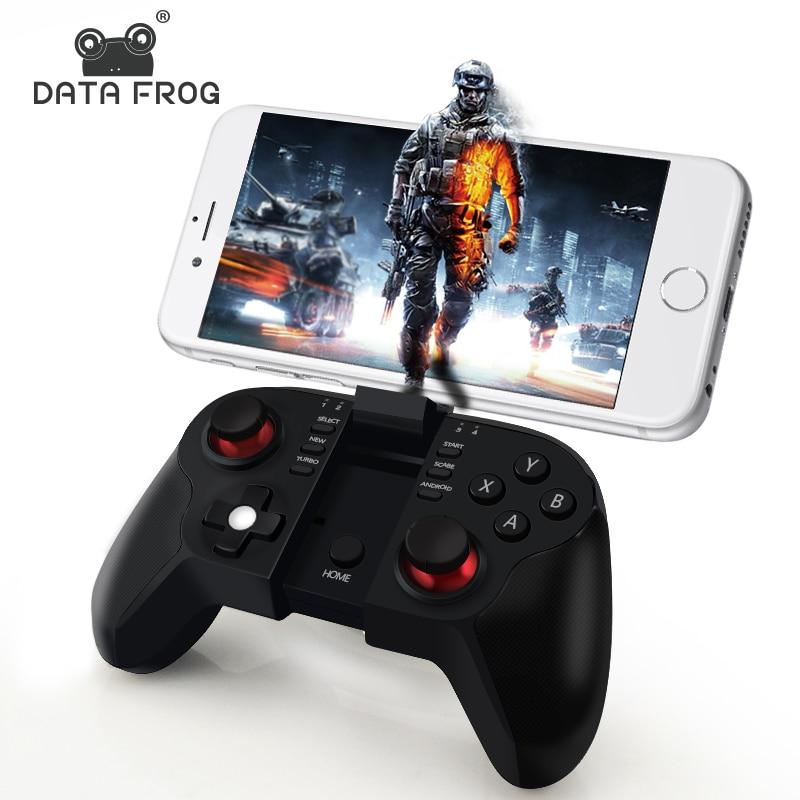 DATA FROG Bluetooth Wireless Controller Android Gamepad Joystick For Iphone IOS PC TV Mini Gaming VR Gamepads For Smartphone