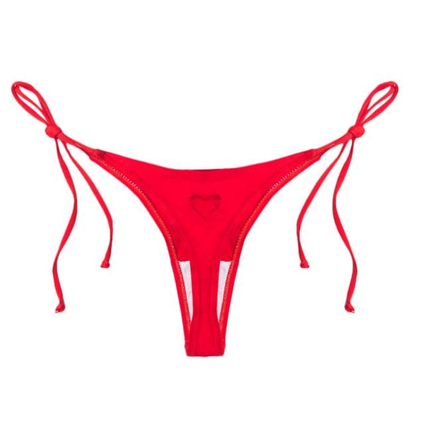 Swimwear Women 2019 Sexy Cheeky Bikini Bottom Two-Piece Separates brazilian bikini bottoms Thong Swimsuit Heart Cut Biquini Swim