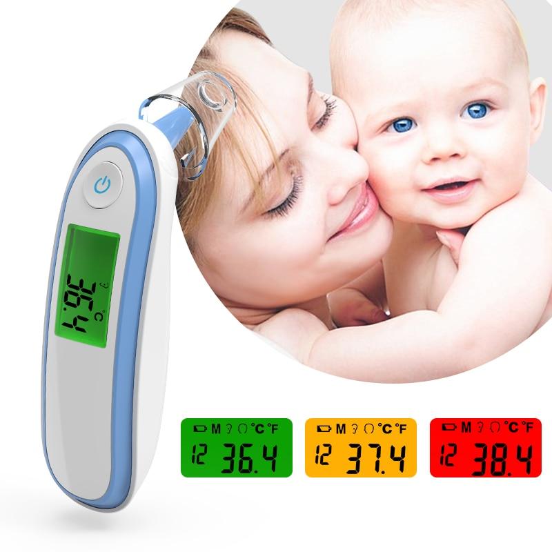 BOXYM Medical Household Infrared Fever Thermometer Digital Baby Adult Non-contact Laser Body Temperature Ear Thermometer CE FDA