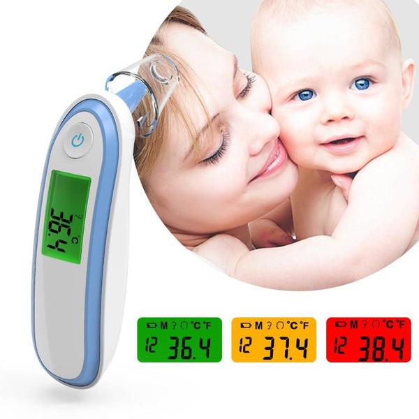 BOXYM Medical Household Infrared Fever Thermometer Digital Baby Adult Non-contact Laser Body Temperature Ear Thermometer CE FDA