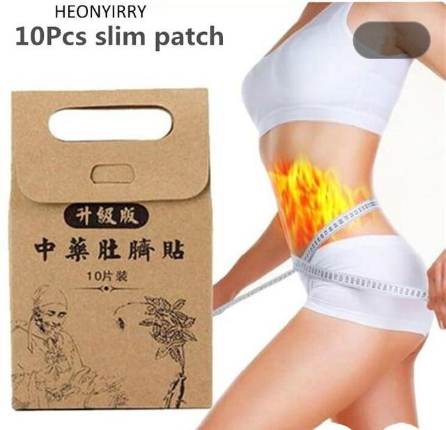 2019 Chinese Medicine Slimming Diets Patch 10pcs/Bag Weight Loss Strongest Slim Patch Pads Detox Adhesive Sheet Face Lift Tool