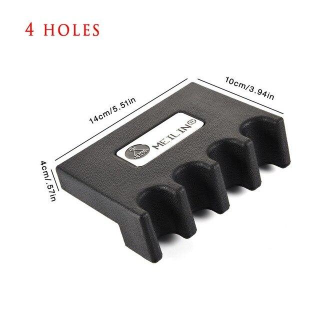 Portable Billiards Pool Cue Stick Holder Stand Rest 2/3/4/5 Size Black Snooker Table Wall Mount Hanging Professional Rack Holder
