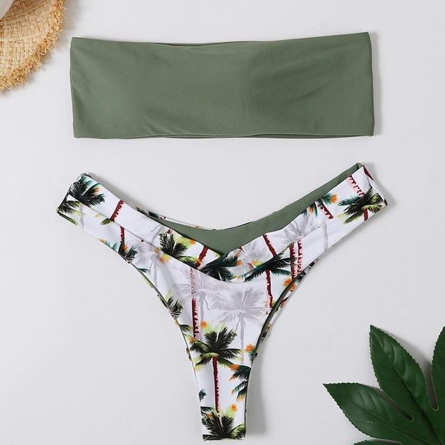 MUQGEW Bandage Bikini Swimwear Women Swimsuit High Waist Bikini Set 2019 Bathing Suit Push Up Maillot De Bain Femme Beachwear