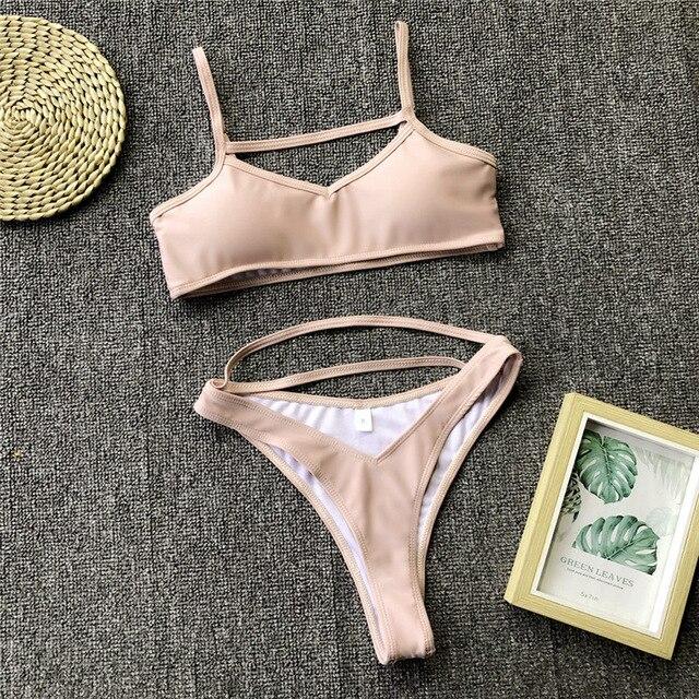 Leopard Fashion Two Piece Women Sexy Plus Size Swimwear Bathing Suit Biquini with Maillot De Bain Femme 2019 Swimsuit Swimming