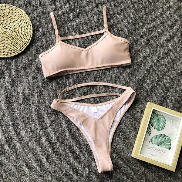 Leopard Fashion Two Piece Women Sexy Plus Size Swimwear Bathing Suit Biquini with Maillot De Bain Femme 2019 Swimsuit Swimming