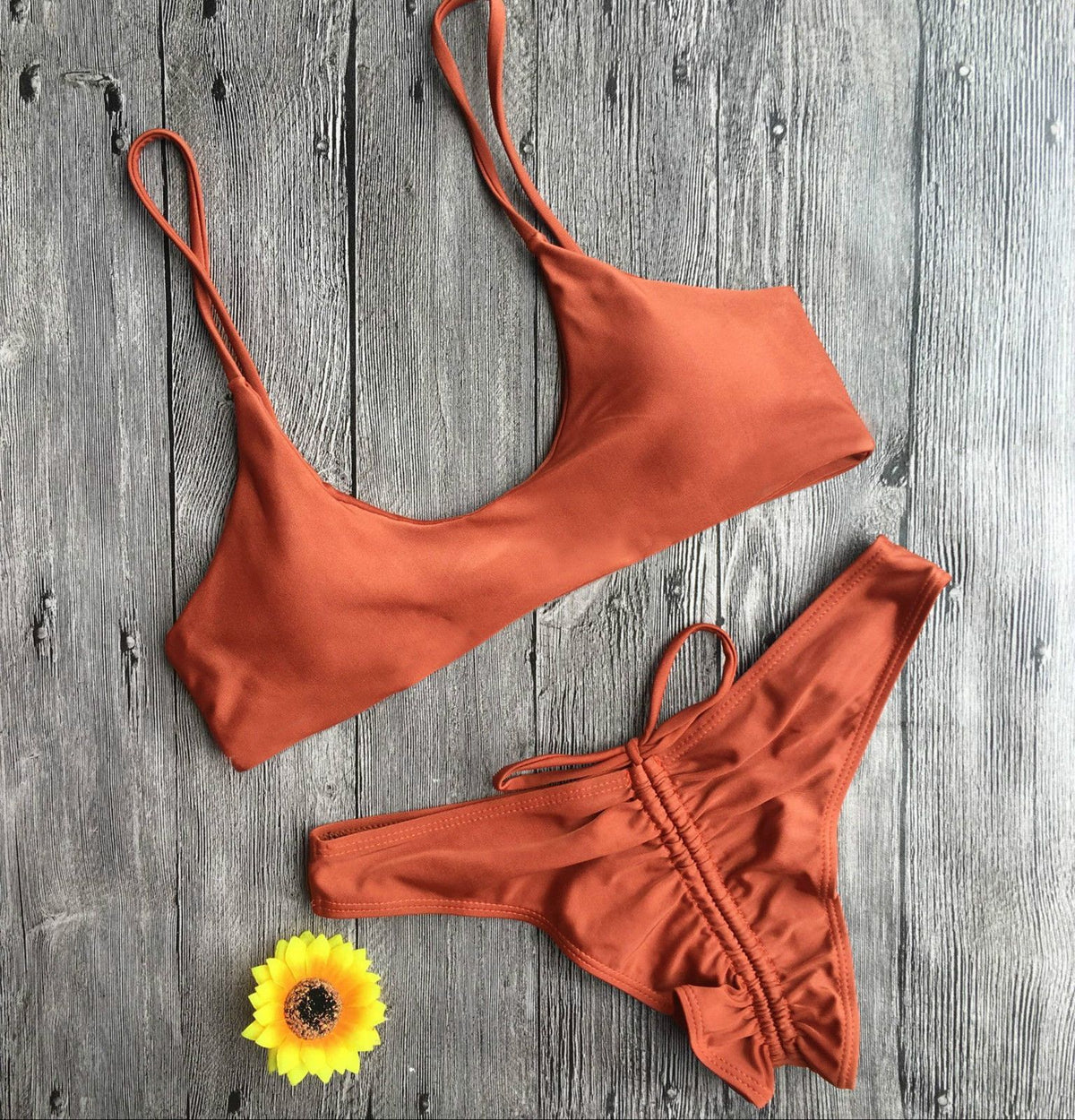 New Sexy Hot Sale Swimwear Women Triangle Bikini Set Bandage Push-Up Swimsuit Bathing Beachwear Swimming Bathing Beach Bikini
