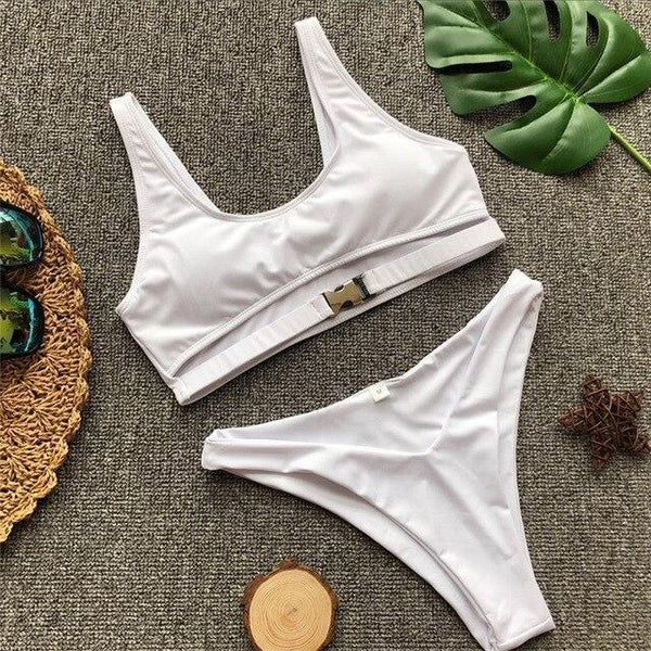 Plus Size Leopard Bikini Two Piece Swimsuit Swimwear Sexy with Pad Wire Free Swimming Suit for Women Maillot De Bain Femme 2019