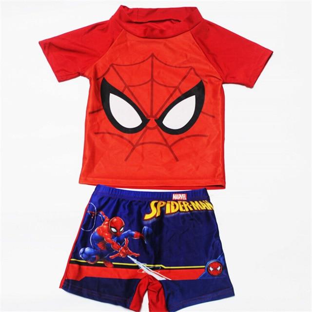 Kids Girl Swimsuit 2019 Baby Boy Cartoon Printing Swim Suit Girls Two Pieces Swim Short Boy Beach Swimsuit For Baby Boy