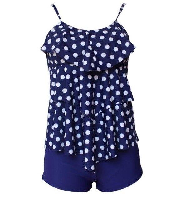 Sexy Tankini Women Swimwear Ruffle Top Flounce Swimsuit Beach Wear Biquini Padded Bathing Suit Tankini Set 2019 New