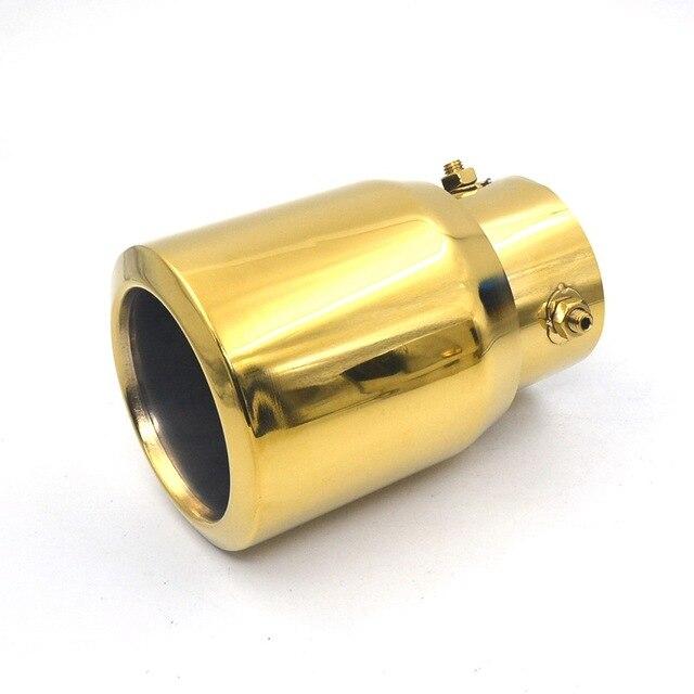 Universal Stainless Steel Inlet: 76mm Outlet: 101mm Car Exhaust Muffler End Pipe Tip For Toyota Prado Land Cruiser RAIZ etc.
