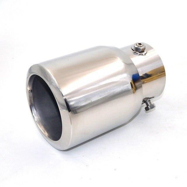 Universal Stainless Steel Inlet: 76mm Outlet: 101mm Car Exhaust Muffler End Pipe Tip For Toyota Prado Land Cruiser RAIZ etc.
