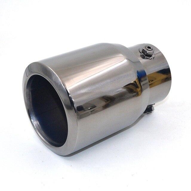 Universal Stainless Steel Inlet: 76mm Outlet: 101mm Car Exhaust Muffler End Pipe Tip For Toyota Prado Land Cruiser RAIZ etc.