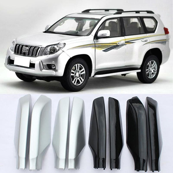 For Toyota Land Cruiser Prado FJ150 2010-2018 Roof Rails Rack End Cover Shell 4pcs set Car Styling Accessories