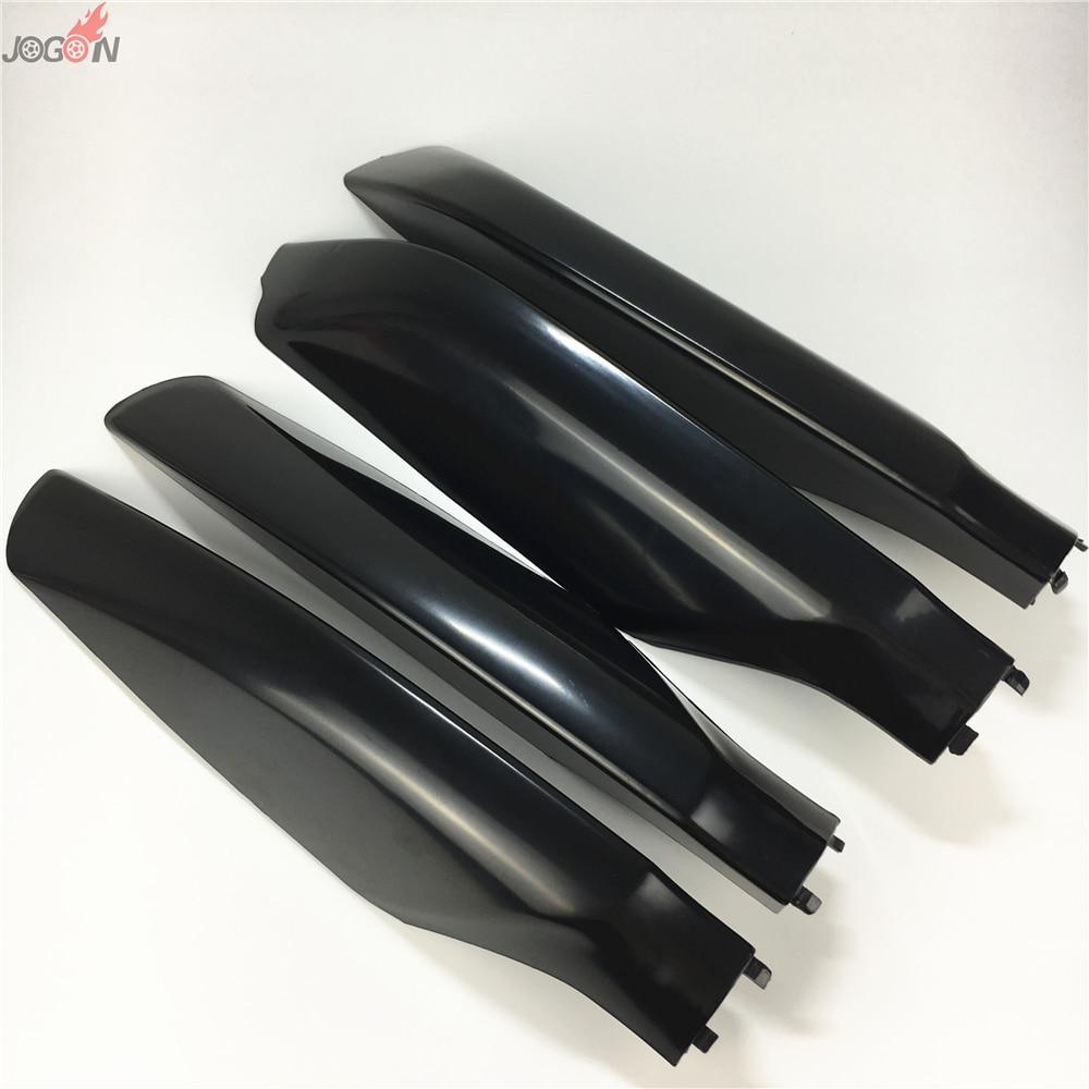 Black & Silver ABS Roof Rack Bar Rail End Protection Cover Shell For Toyota Land Cruiser Prado Fj150 2010- 2014 2015 2016