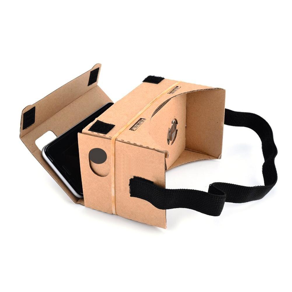 Virtual reality DIY Cardboard 3D VR Glasses Paper Virtual Reality Goggles 3D Glasses Smartphone Helmet Headset Lens VR Box A3