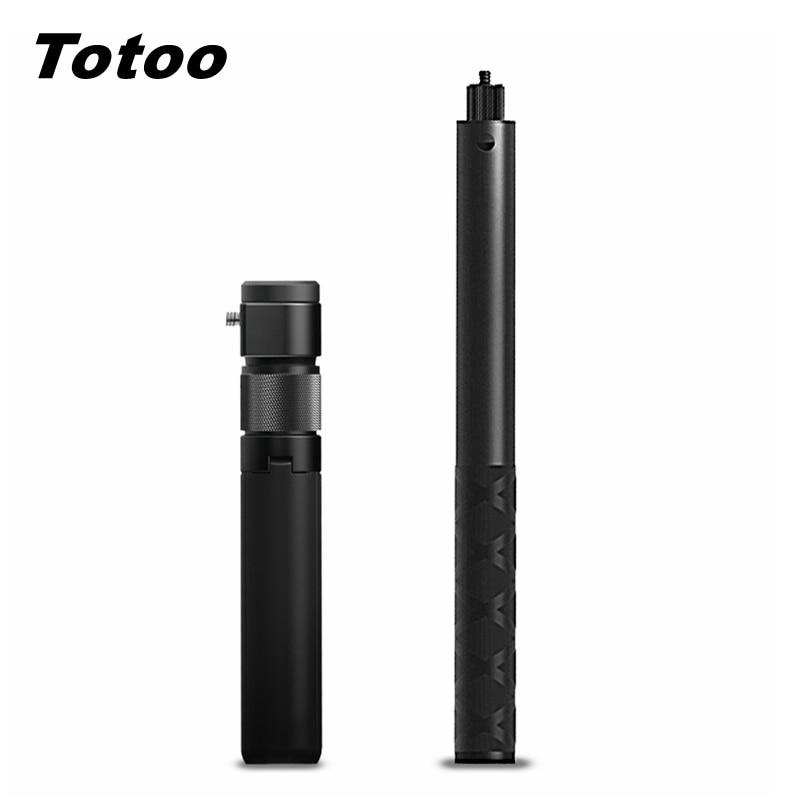 1.1m Rotating Stealth Selfie Stick+Built-in Tripod Rotary Handle For Insta360 One X & One 360 VR Camera Bullet Time Shooting Kit