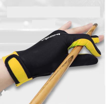 1 Piece Either Hands Billiard Pool Shooters 3 Fingers Gloves 4colors Billiard Gloves Snooker Gloves Billiard Accessories