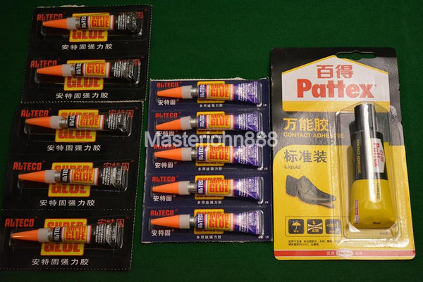 Pool Billiards Snooker Cue Tips Super Glue Contact Adhesive For Wood Plastic Rubber Leather Metal Repair Tool