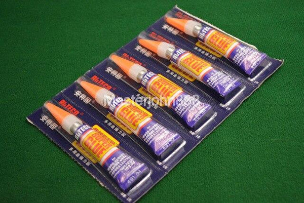 Pool Billiards Snooker Cue Tips Super Glue Contact Adhesive For Wood Plastic Rubber Leather Metal Repair Tool