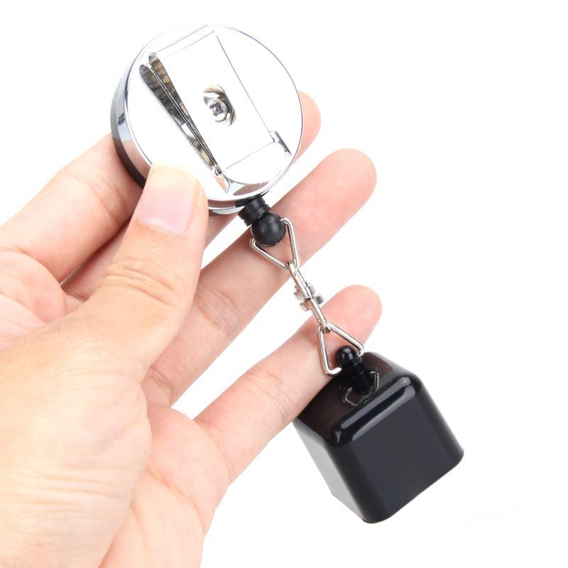 Billiards Snooker Pool Cue Chalk Holder Retractable Drawing Belt Clip Snooker & Billiard Accessories 21 x 21x 19mm