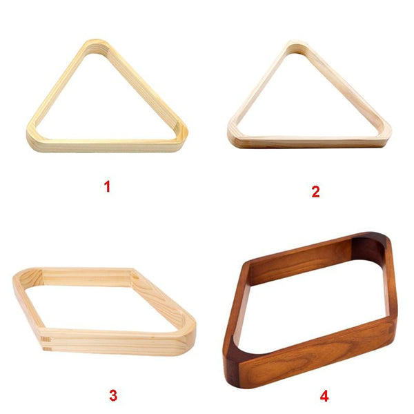 2-1/4 British/American Billiards Wooden Diamond Tripod Ball Frame Snooker Billiard Ball Rack Frame Ball Club Sports Accessories